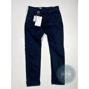 G Star Raw 3301 Slim Selvedge Worn in Bleak Jeans Size 32 X 34 $300